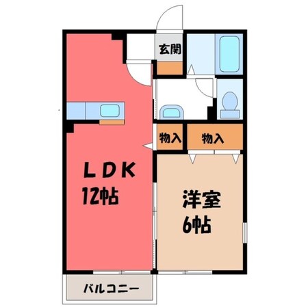 クオーレ高橋の物件間取画像